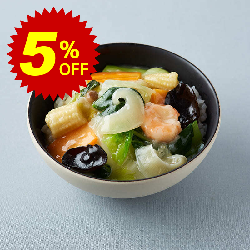 【冷凍便】期間限定5%オフ！日本橋古樹軒 中華丼の具（塩）180g｜中華総菜