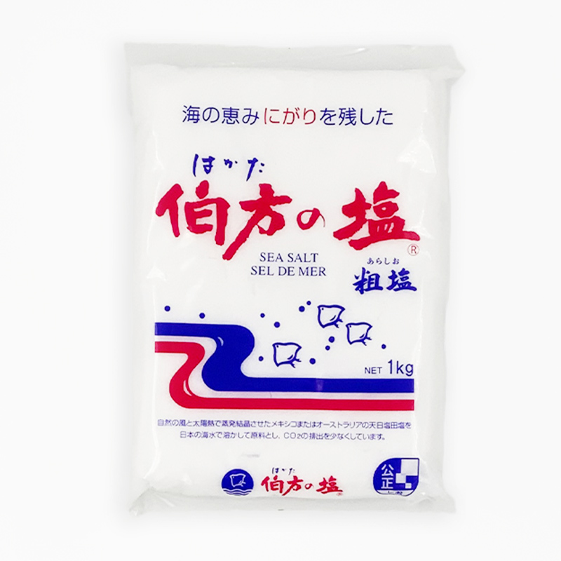 【常温便】伯方の塩 粗塩 1kg｜調味料