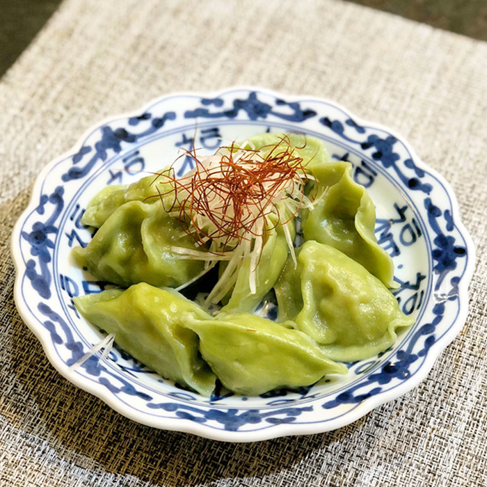 もちもちパクチー水餃子